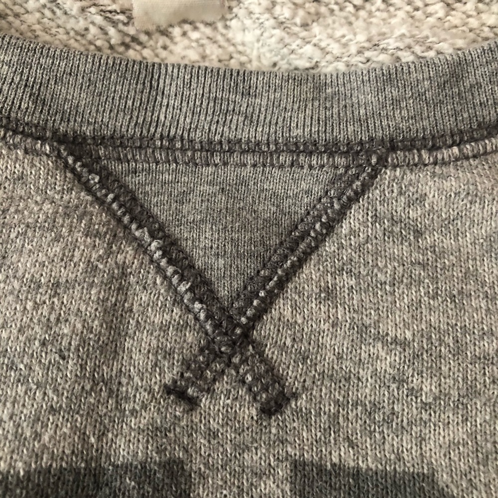 PINK grey sweatshirt very good cond size L nice - Picture 5 of 8